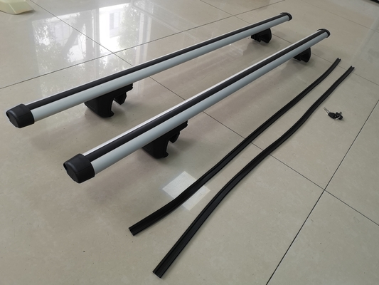 YH-A-001 Yüksek kalite evrensel alüminyum alaşım portbagaj bagaj rafı çatı bar çapraz bar ile anahtar
